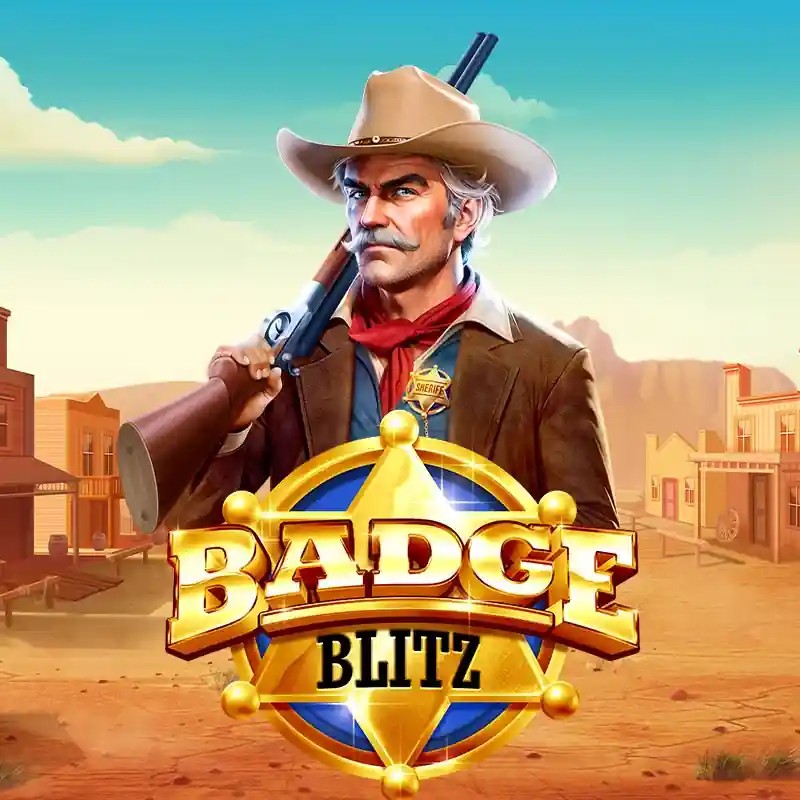 Badge Blitz by Pragmatic Play, showcased at mostbetkasyno.org.pl – game logo