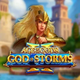 Slots logo of Age Of The Gods: God Of Storms 2 from Playtech at Mostbet Casino