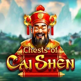 Chests of Cai Shen slot logo by Pragmatic Play at Mostbet Casino