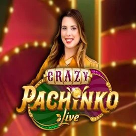Crazy Pachinko logo by Evolution at Mostbet Casino