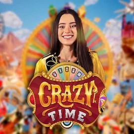 Crazy Time logo by Evolution at Mostbet CasinoCrazy Time