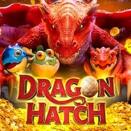 Dragon Hatch logo by PG Soft at Mostbet Casino