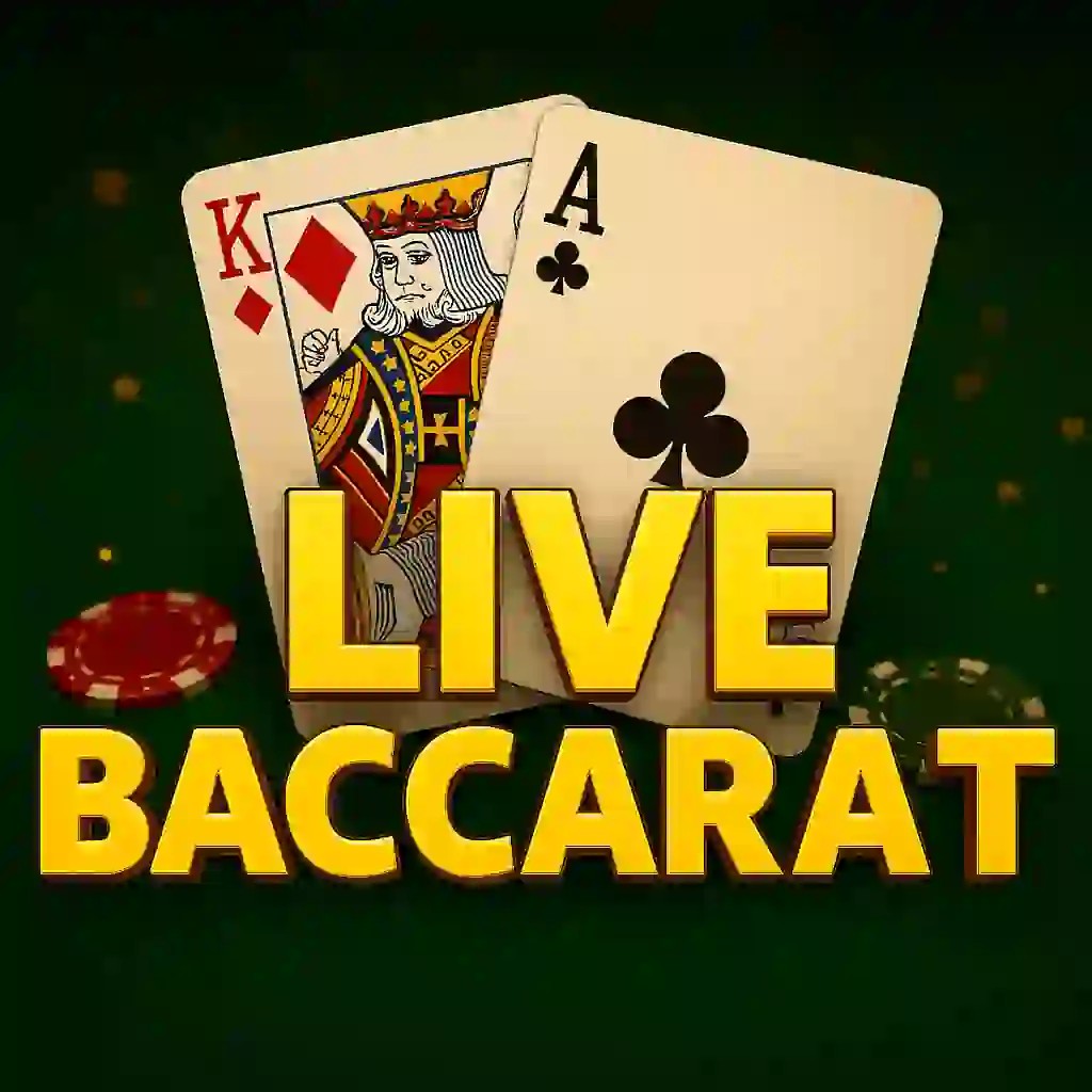 Live Casino logo of Live Baccarat from Evolution at Mostbet Casino
