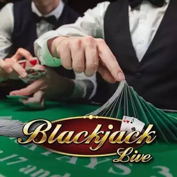 Live Blackjack logo – Live Casino by Evolution at Mostbet Casino