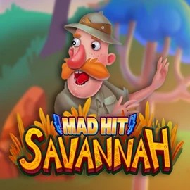 Mad Hit Savannah slot visual from RubyPlay available on mostbetkasyno.org.pl