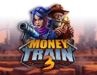 Official Slots logo: Money Train 3 by Relax Gaming at Mostbet Casino