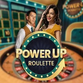 PowerUP Roulette slot visual from Pragmatic Play available on mostbetkasyno.org.pl