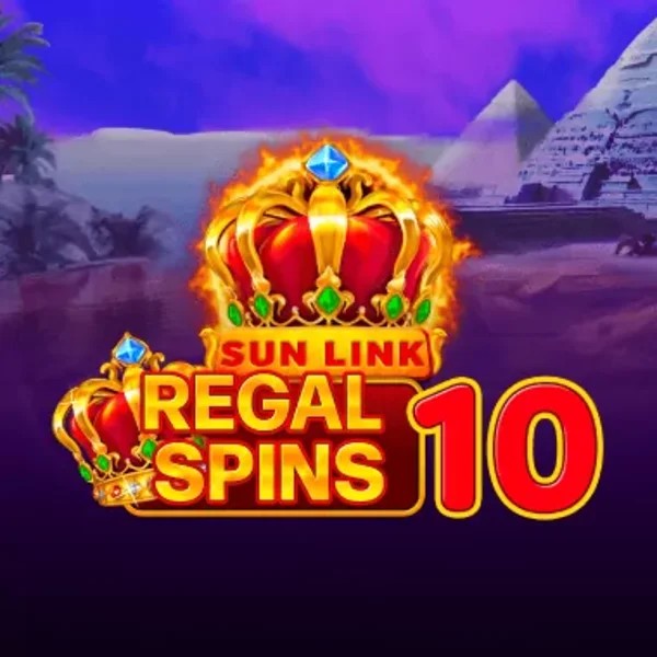 Regal Spins 10 game by PatePlay – logo hosted on Mostbet Casino