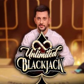 Unlimited Blackjack logo by Ezugi Mostbet Casino